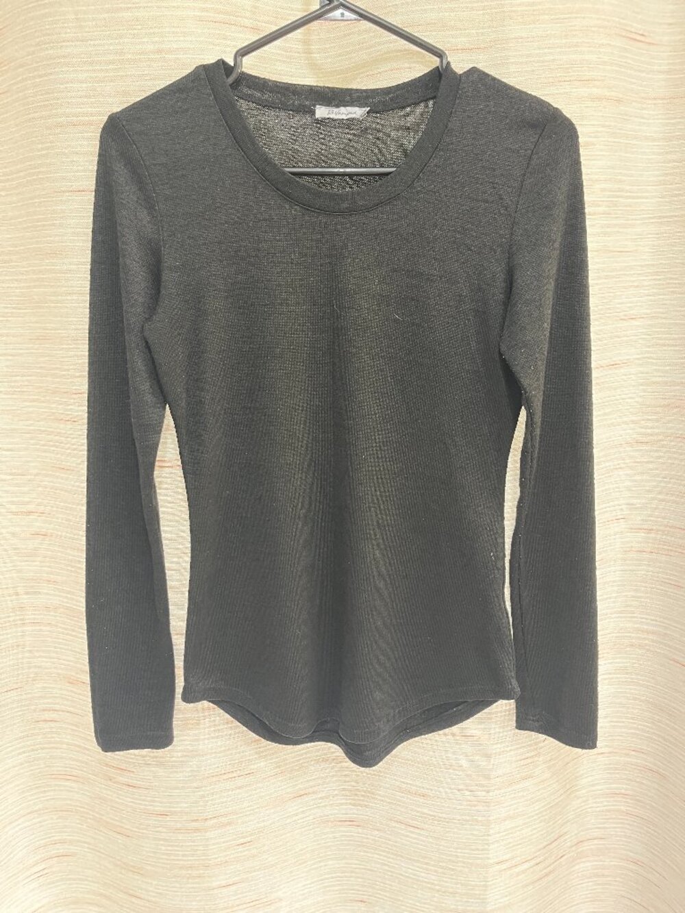 Women's Black Small Long Sleeve Shirt ReVamped (140)